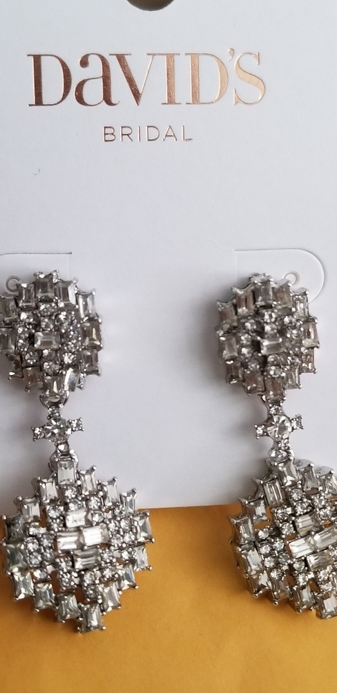 David's bridal earrings